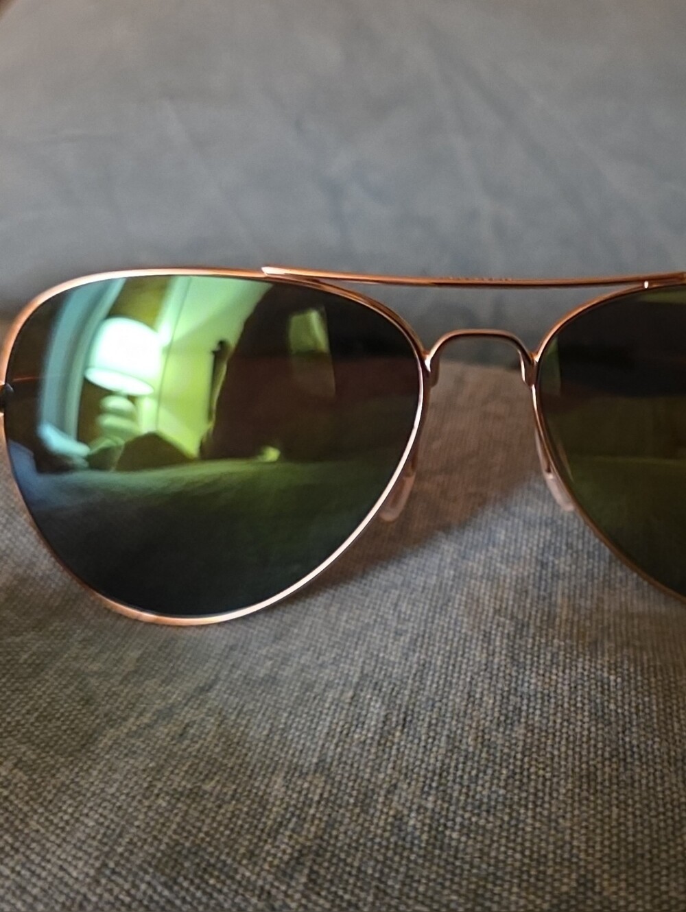 BAJIO POLARIZED SOLDADO - Aviator Metal Sunglasses - Green Lenses